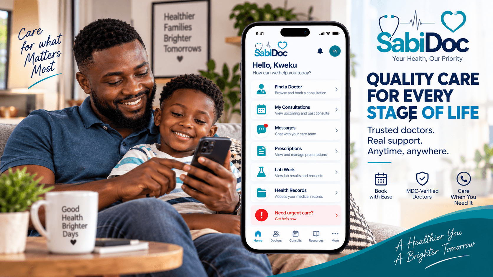 SabiDoc: real doctors, real care (slide 7 of 8)