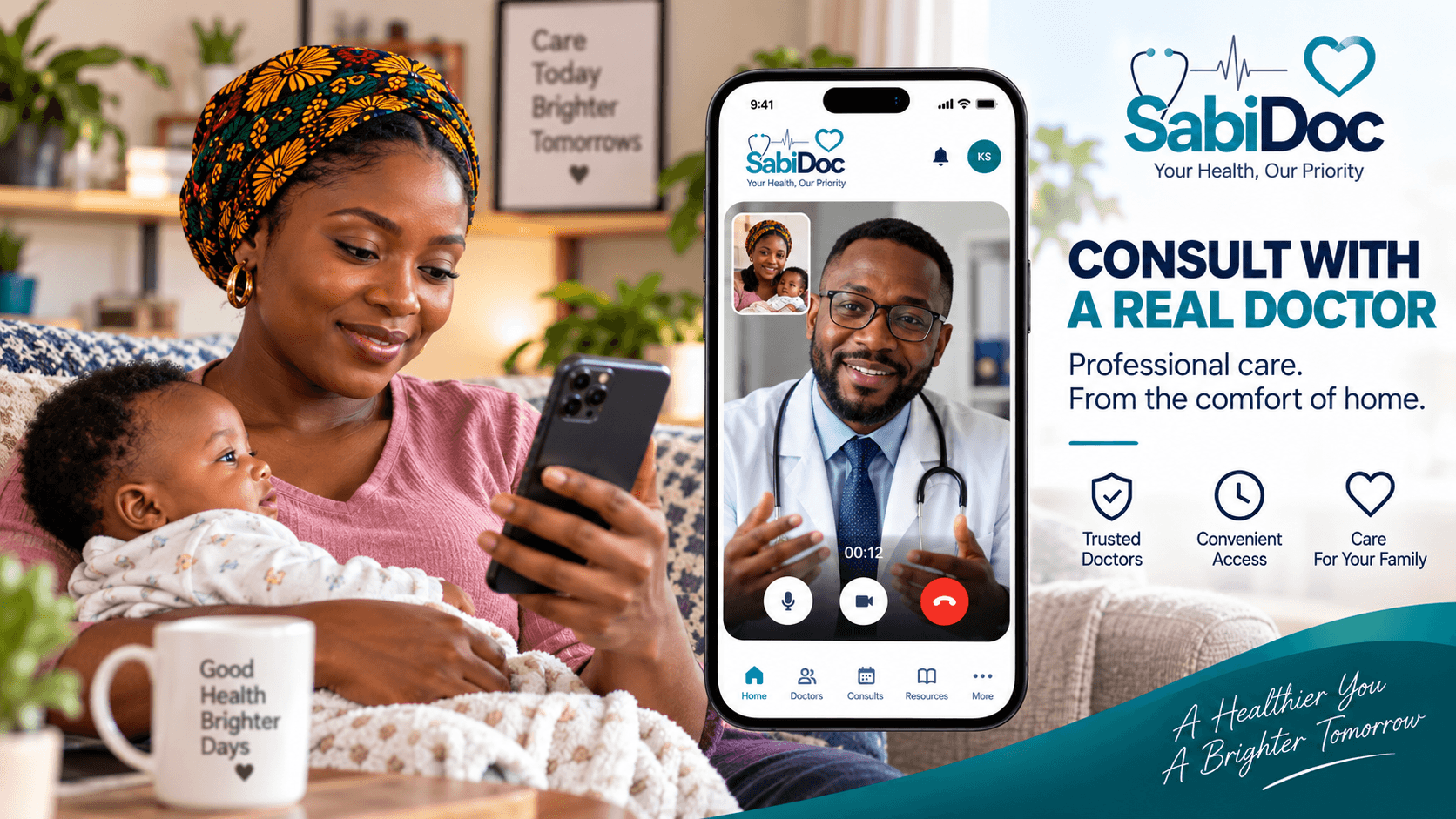 SabiDoc: real doctors, real care (slide 8 of 8)